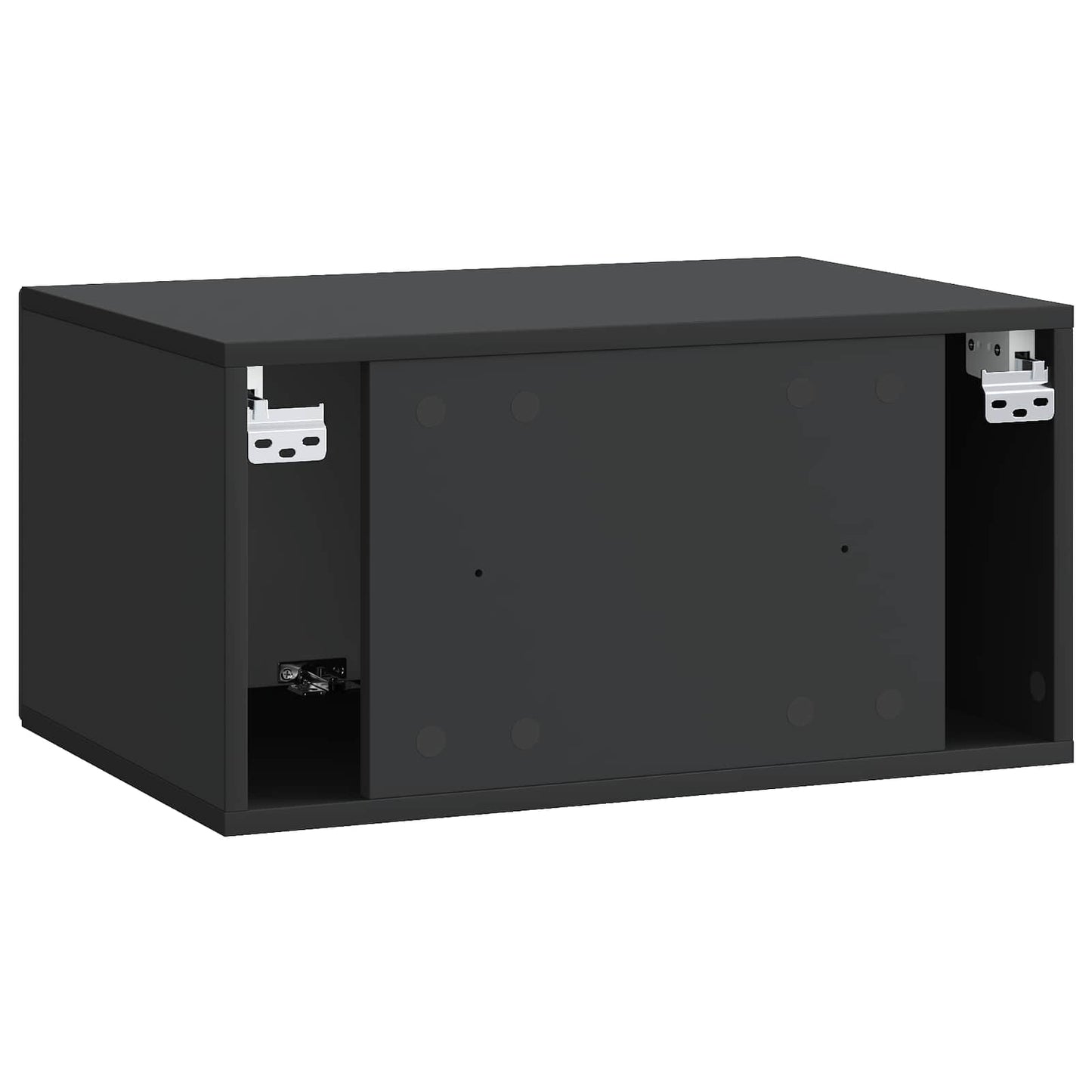 Mobile Porta TV da Muro Nero 59,5 x 41 x 30 cm | homemem39