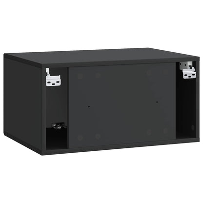 Mobile Porta TV da Muro Nero 59,5 x 41 x 30 cm | homemem39