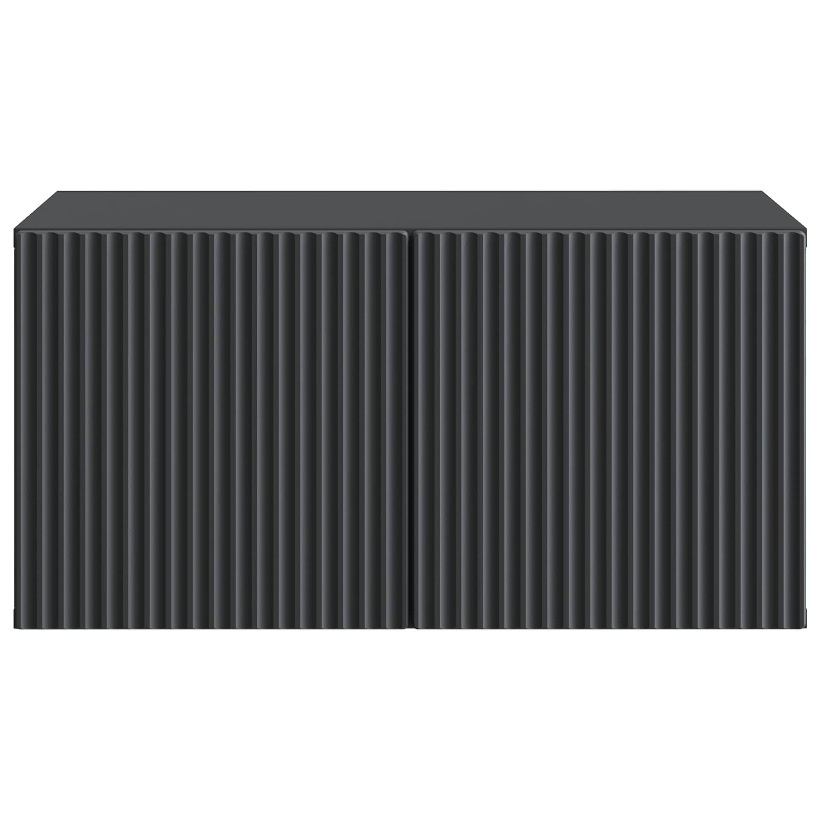 Mobile Porta TV da Muro Nero 59,5 x 41 x 30 cm | homemem39
