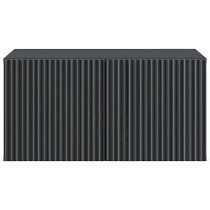 Mobile Porta TV da Muro Nero 59,5 x 41 x 30 cm | homemem39