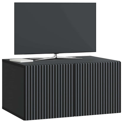Mobile Porta TV da Muro Nero 59,5 x 41 x 30 cm | homemem39
