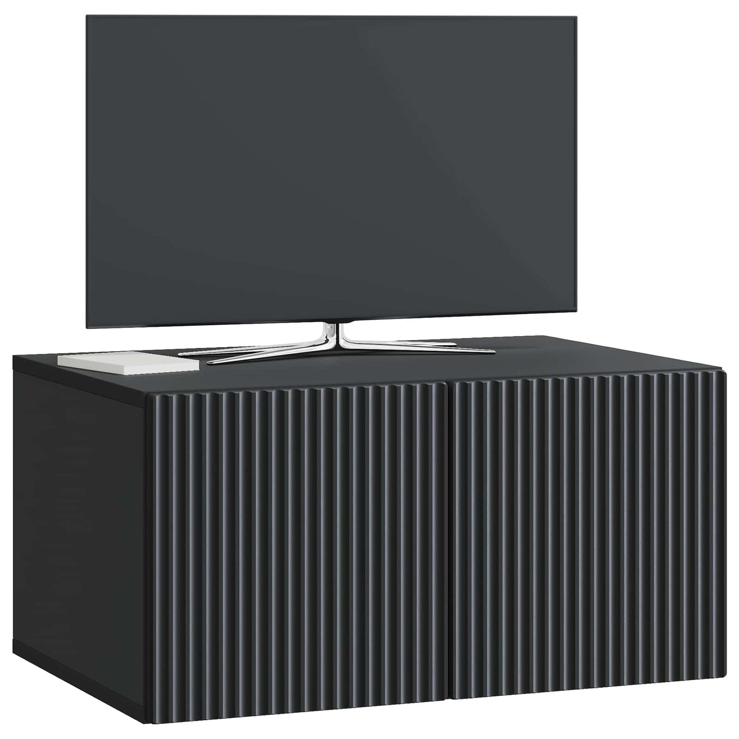 Mobile Porta TV da Muro Nero 59,5 x 41 x 30 cm