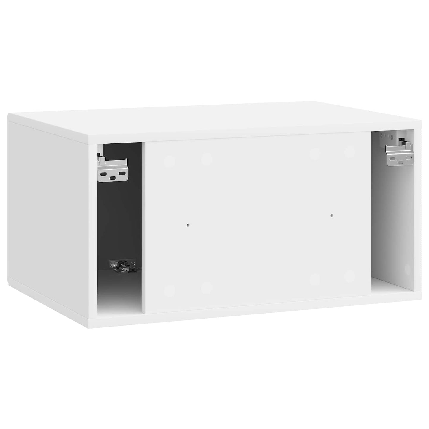 Mobile Porta TV da Muro Bianco Lucido 59,5 x 41 x 30 cm | homemem39