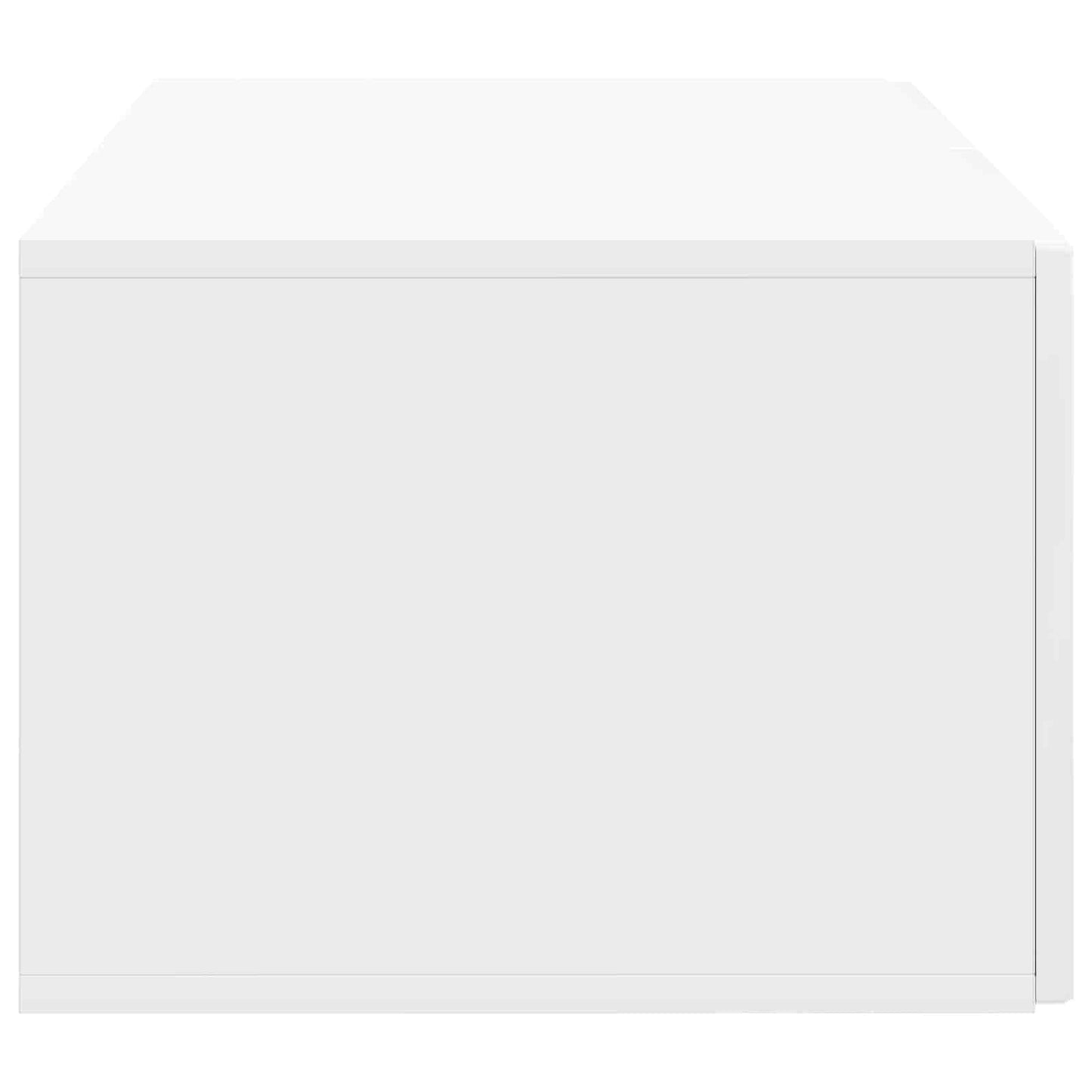 Mobile Porta TV da Muro Bianco Lucido 59,5 x 41 x 30 cm | homemem39
