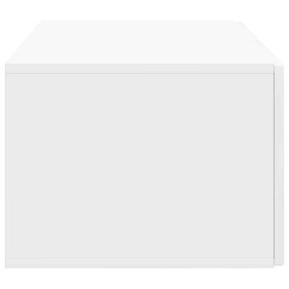 Mobile Porta TV da Muro Bianco Lucido 59,5 x 41 x 30 cm | homemem39