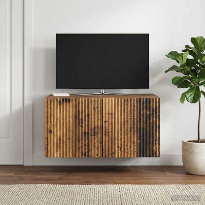 Mobile Porta TV da Muro Legno antico 59,5 x 41 x 30 cm