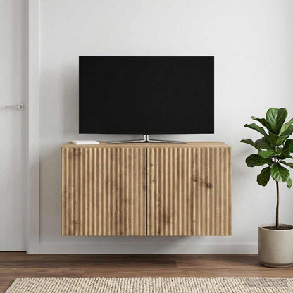 Mobile Porta TV da Muro Rovere Artigianale 59,5 x 41 x 30 cm