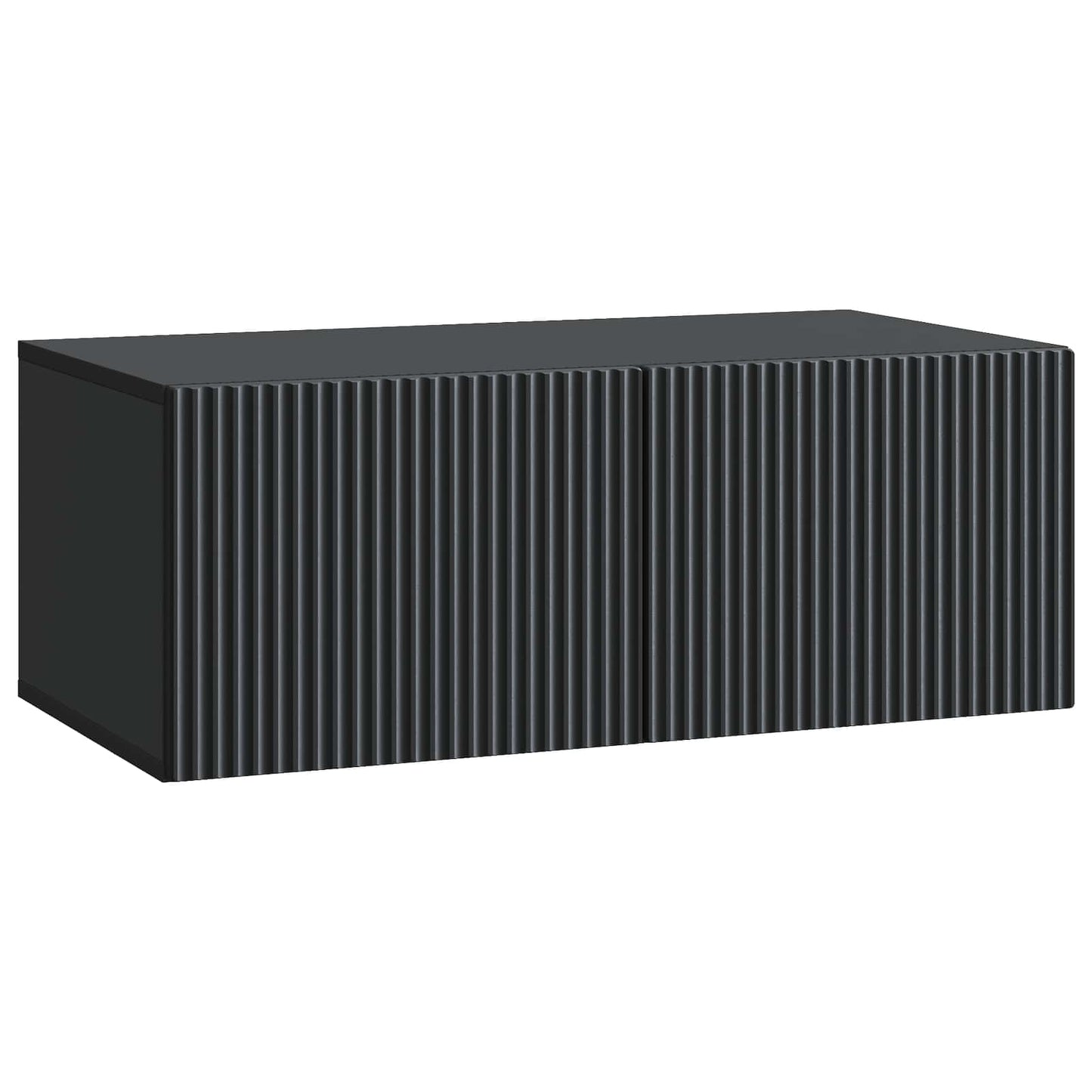 Mobile Porta TV da Muro Nero 78,5 x 41 x 30 cm | homemem39