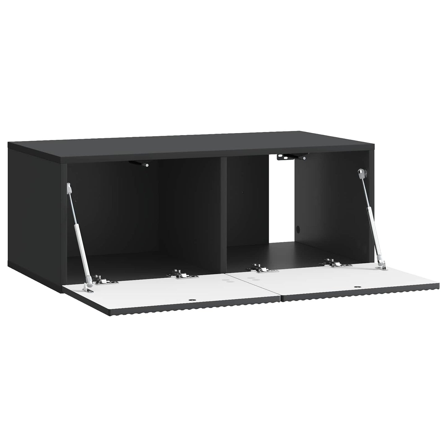 Mobile Porta TV da Muro Nero 78,5 x 41 x 30 cm | homemem39