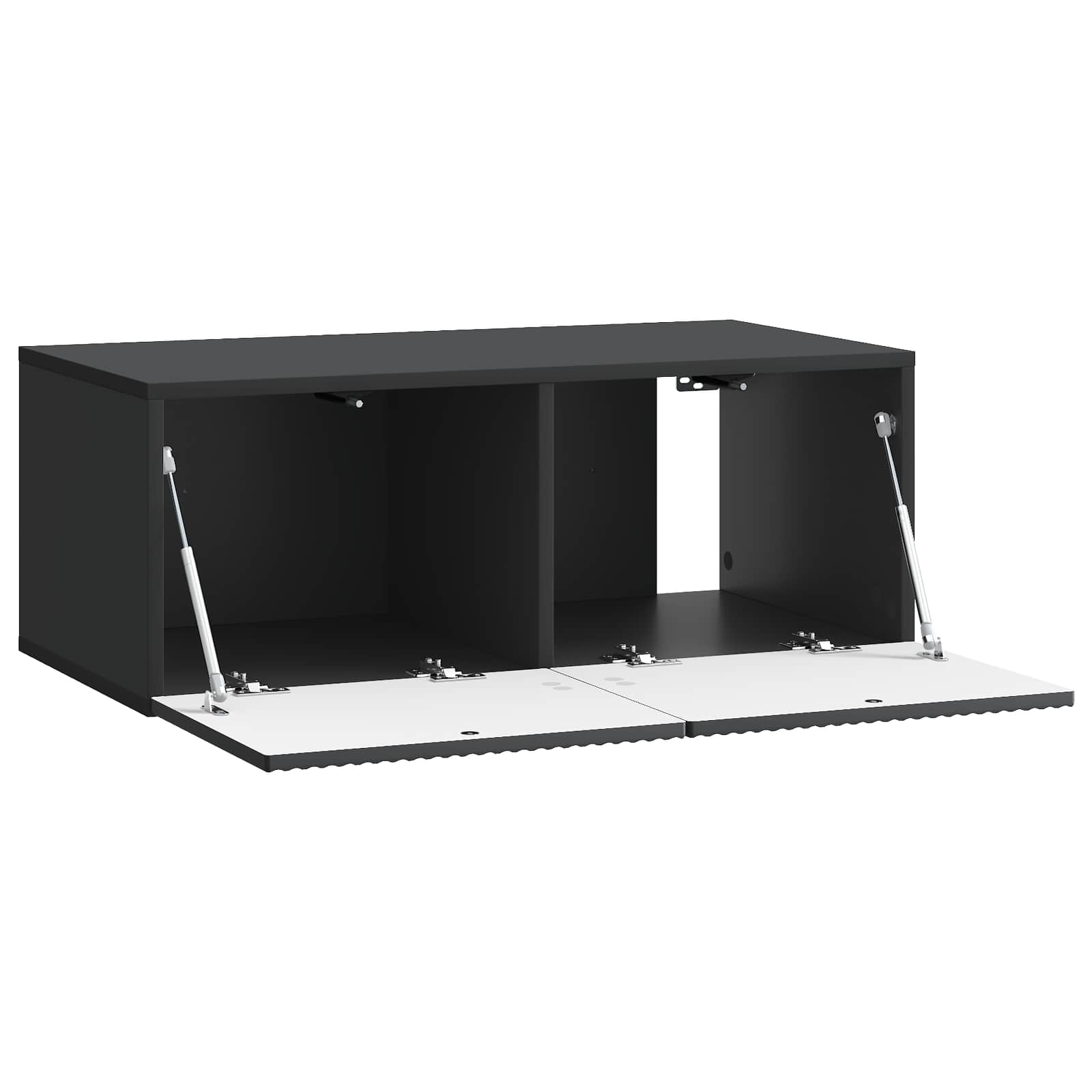 Mobile Porta TV da Muro Nero 78,5 x 41 x 30 cm | homemem39
