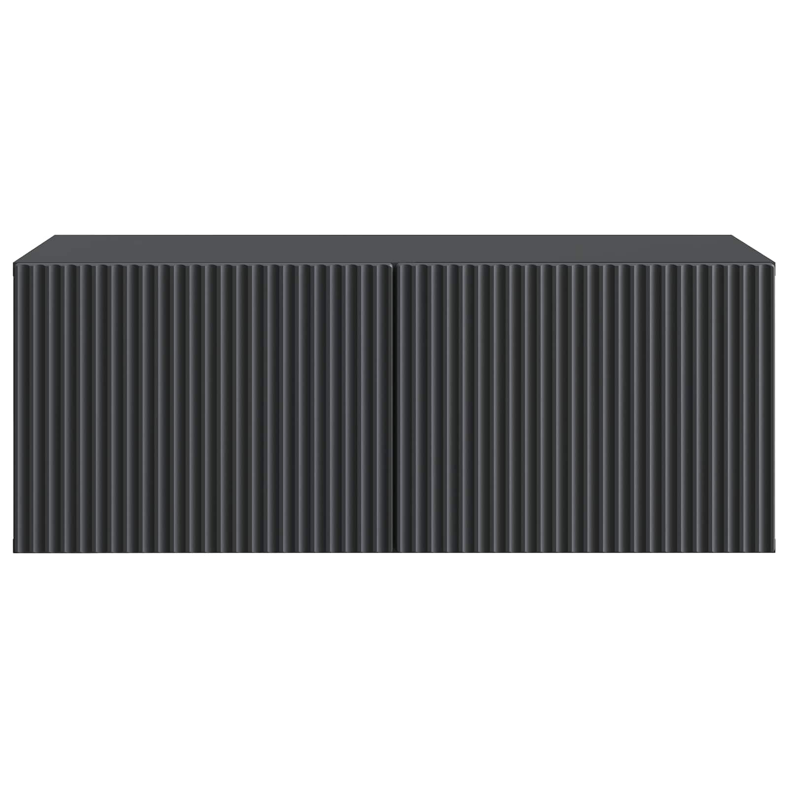 Mobile Porta TV da Muro Nero 78,5 x 41 x 30 cm | homemem39