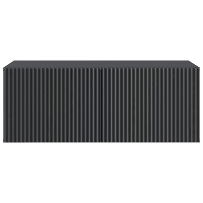 Mobile Porta TV da Muro Nero 78,5 x 41 x 30 cm | homemem39