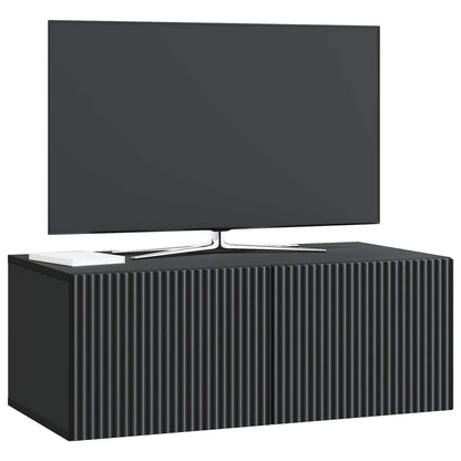 Mobile Porta TV da Muro Nero 78,5 x 41 x 30 cm | homemem39