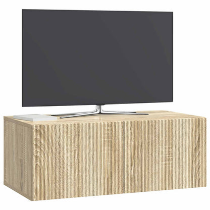 Mobile Porta TV da Muro Rovere Sonoma 78,5 x 41 x 30 cm | homemem39