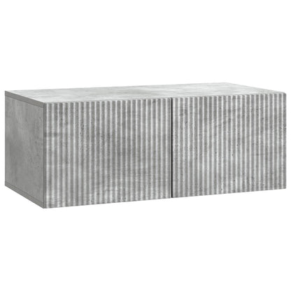 Mobile Porta TV da Muro Grigio Cemento 78,5 x 41 x 30 cm