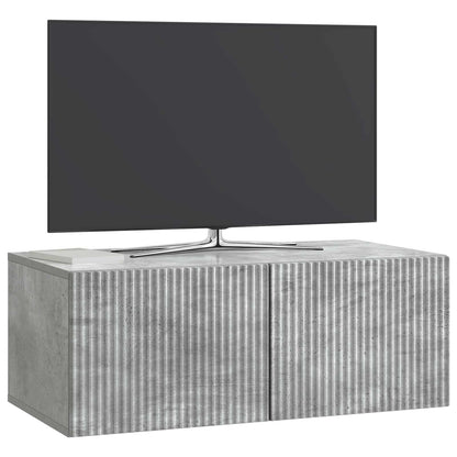 Mobile Porta TV da Muro Grigio Cemento 78,5 x 41 x 30 cm