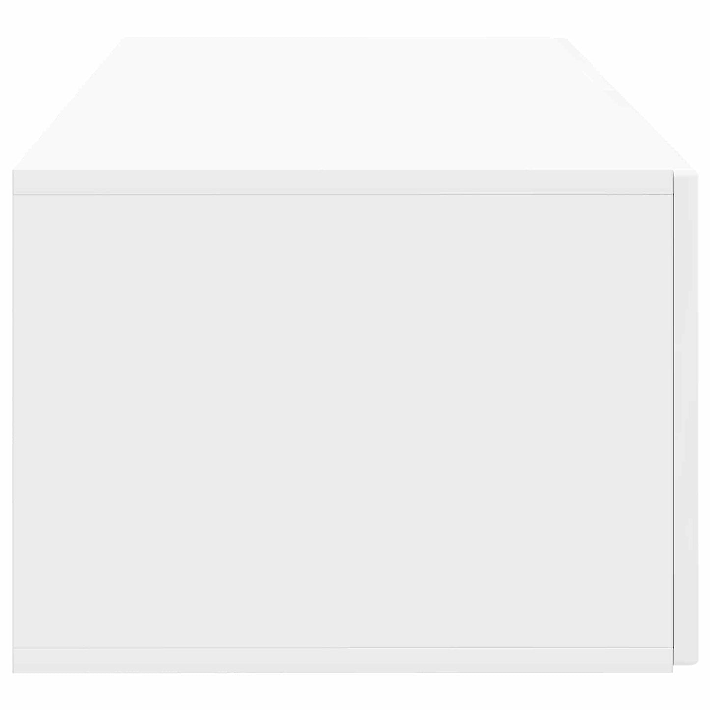 Mobile Porta TV da Muro Bianco Lucido 78,5 x 41 x 30 cm