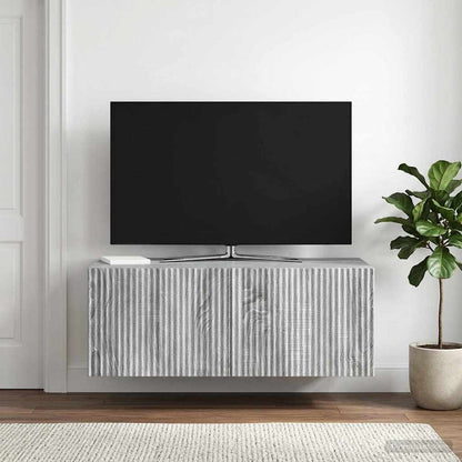 Mobile Porta TV da Muro Grigio Sonoma 78,5 x 41 x 30 cm