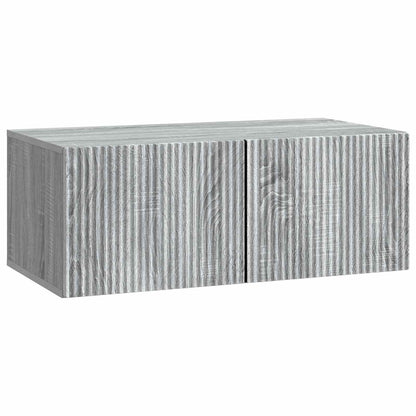 Mobile Porta TV da Muro Grigio Sonoma 78,5 x 41 x 30 cm