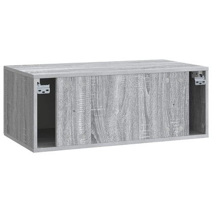 Mobile Porta TV da Muro Grigio Sonoma 78,5 x 41 x 30 cm | homemem39