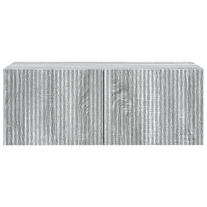 Mobile Porta TV da Muro Grigio Sonoma 78,5 x 41 x 30 cm | homemem39