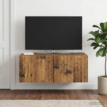 Mobile Porta TV da Muro Legno antico 78,5 x 41 x 30 cm