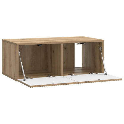 Mobile Porta TV da Muro Rovere Artigianale 78,5 x 41 x 30 cm