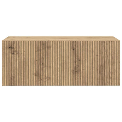 Mobile Porta TV da Muro Rovere Artigianale 78,5 x 41 x 30 cm | homemem39