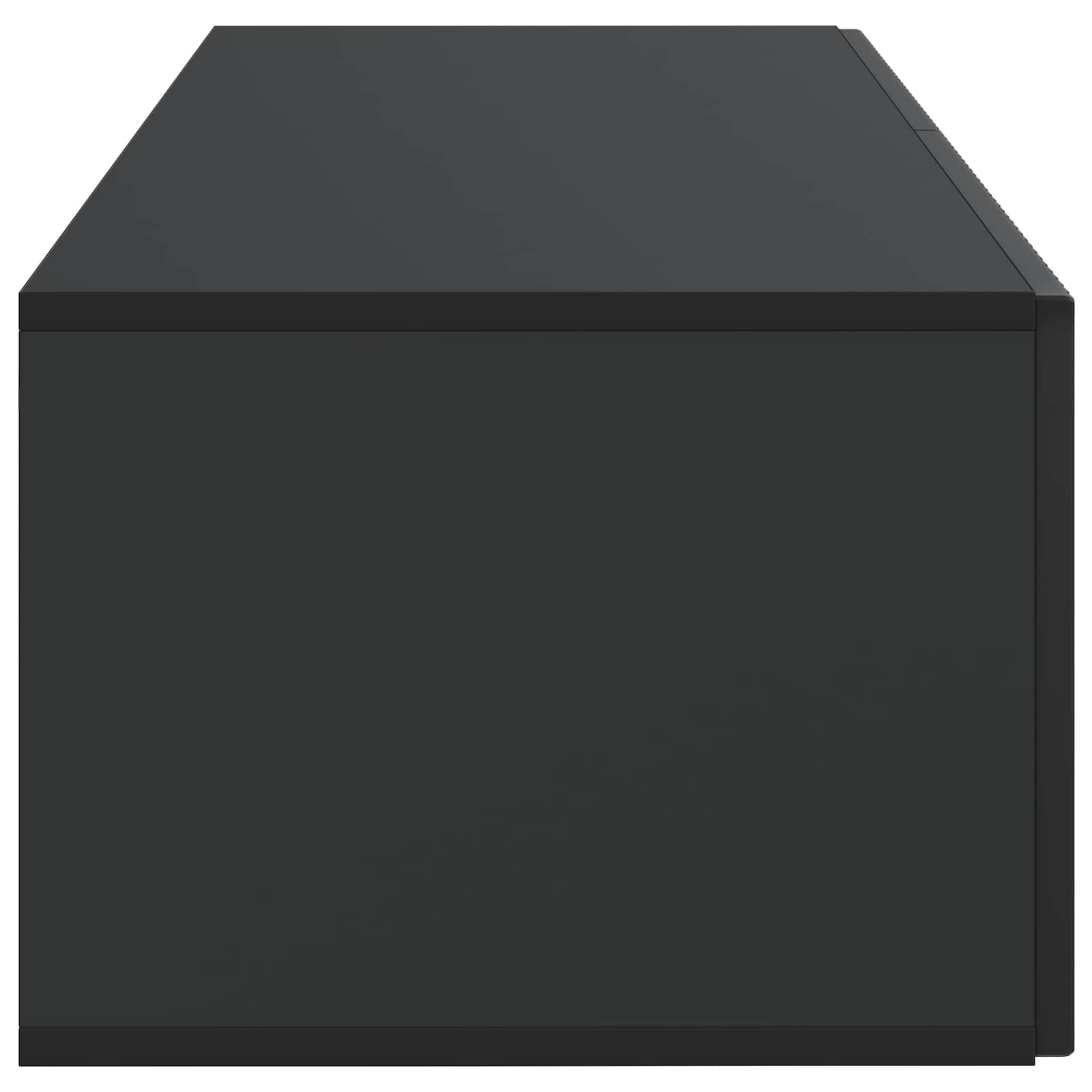 Mobile Porta TV da Muro Montaggio a parete Nero 98 x 41 x 30 cm | homemem39