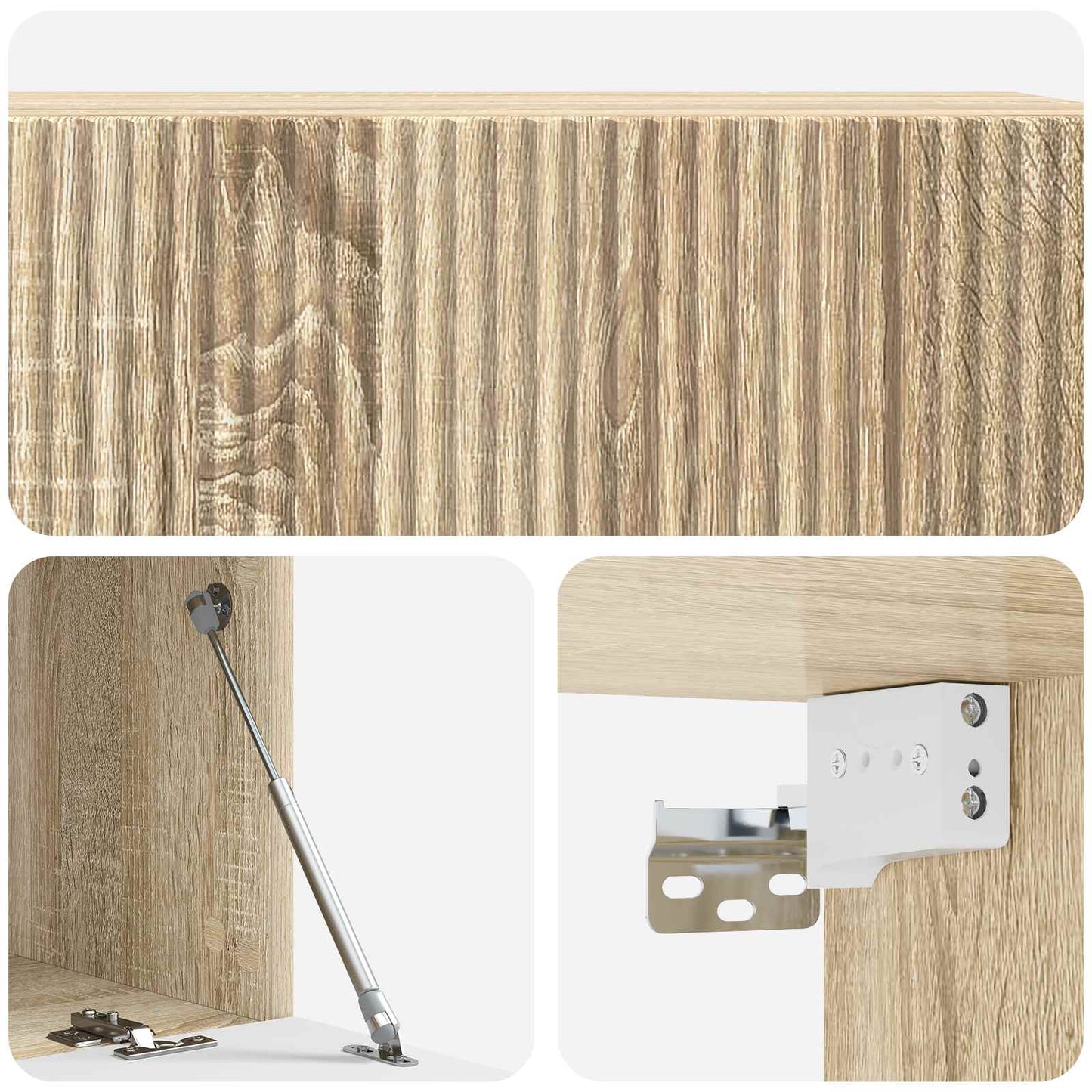 Mobile Porta TV da Muro Rovere Sonoma 98 x 41 x 30 cm