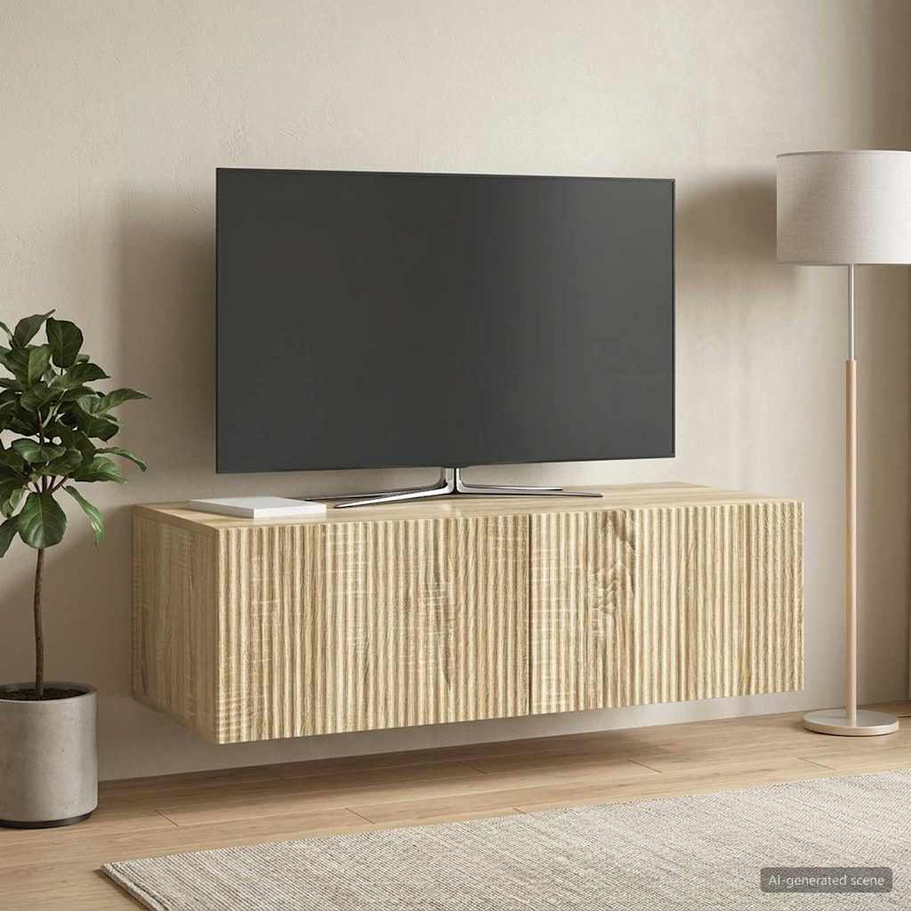 Mobile Porta TV da Muro Rovere Sonoma 98 x 41 x 30 cm