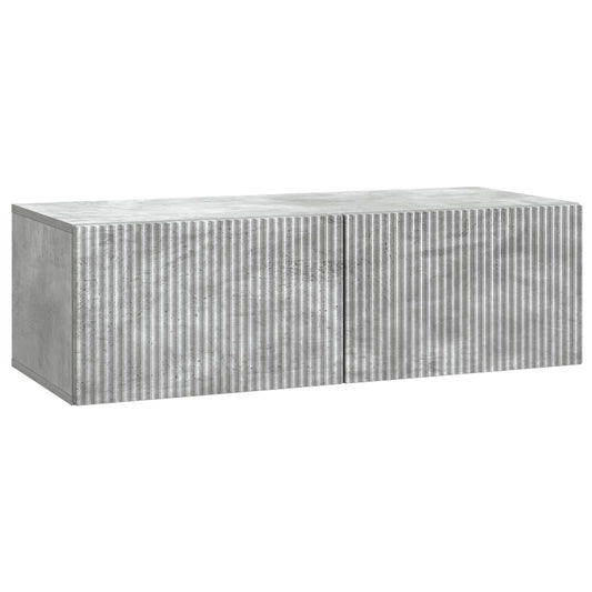 Mobile Porta TV da Muro Grigio Cemento 98 x 41 x 30 cm
