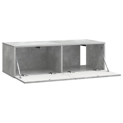 Mobile Porta TV da Muro Grigio Cemento 98 x 41 x 30 cm