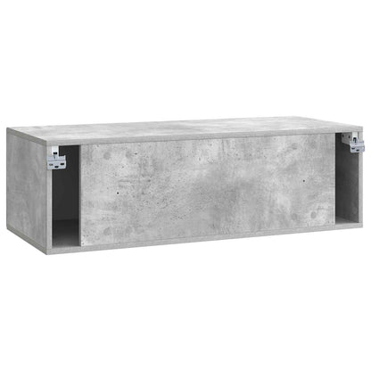 Mobile Porta TV da Muro Grigio Cemento 98 x 41 x 30 cm