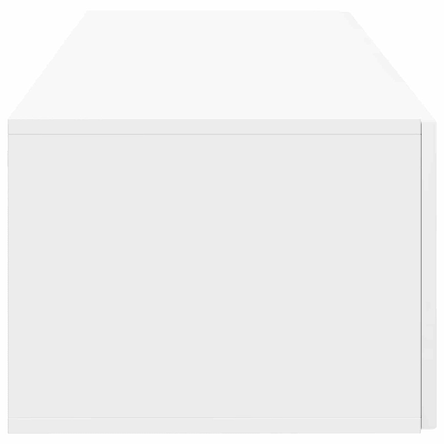 Mobile Porta TV da Muro Bianco Lucido 98 x 41 x 30 cm | homemem39