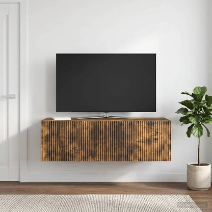 Mobile Porta TV da Muro Rovere Fumo 98 x 41 x 30 cm