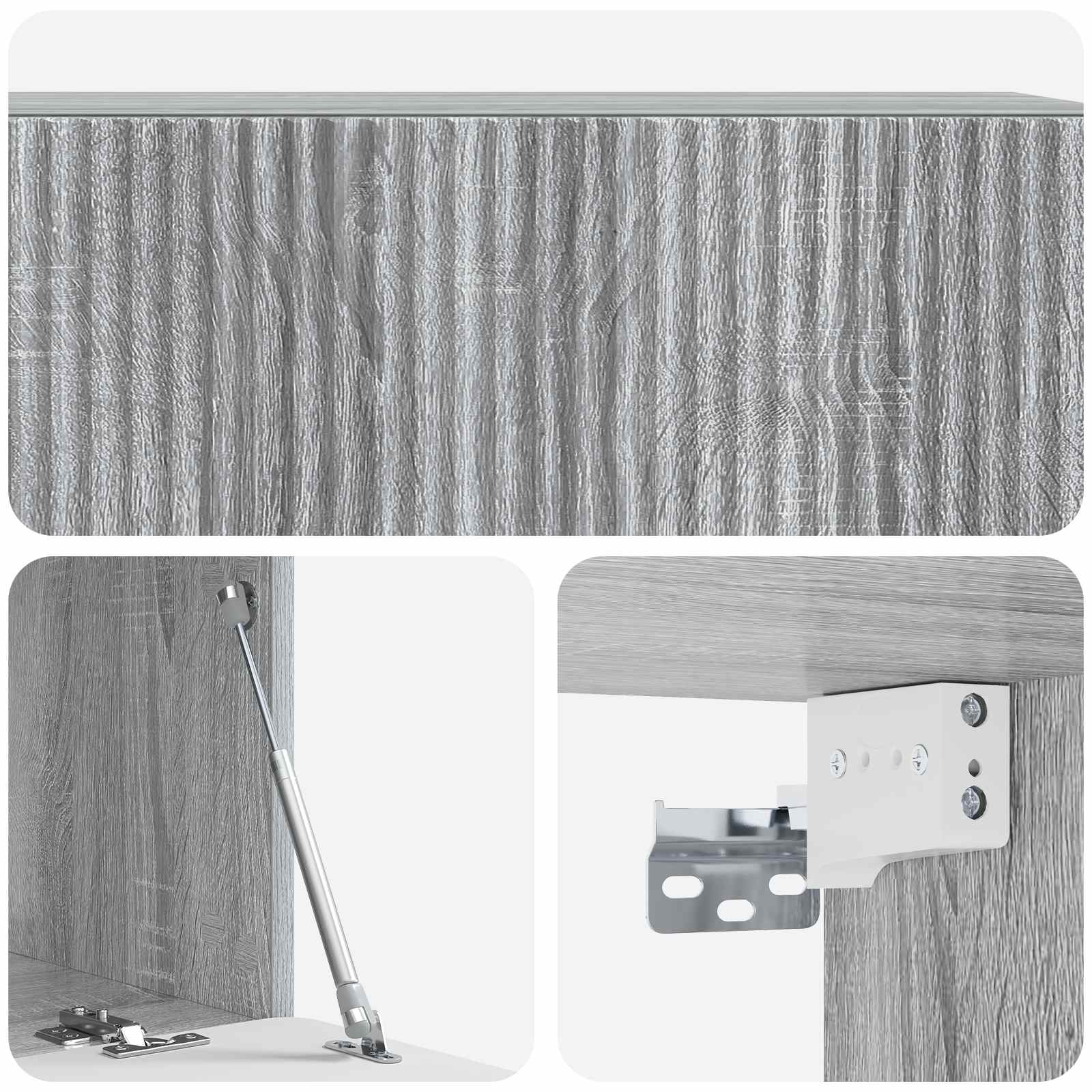 Mobile Porta TV da Muro Grigio Sonoma 98 x 41 x 30 cm | homemem39