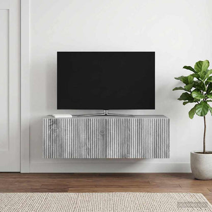 Mobile Porta TV da Muro Grigio Sonoma 98 x 41 x 30 cm