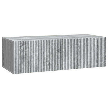 Mobile Porta TV da Muro Grigio Sonoma 98 x 41 x 30 cm | homemem39
