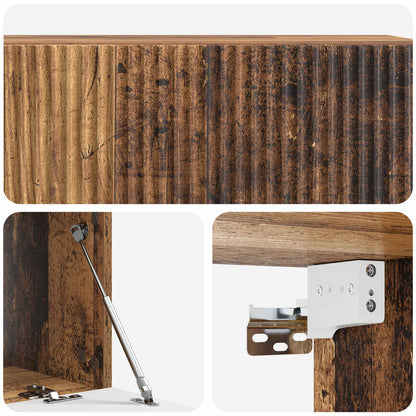 Mobile Porta TV da Muro Legno antico 98 x 41 x 30 cm | homemem39
