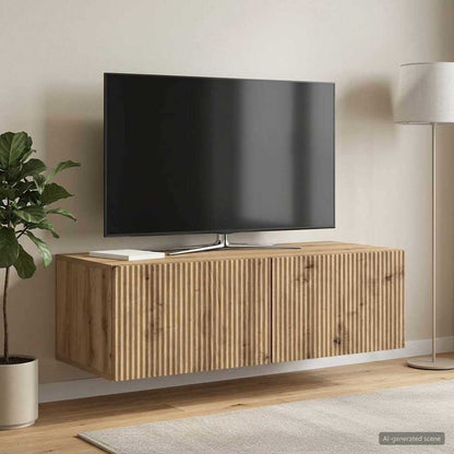 Mobile Porta TV da Muro Rovere Artigianale 98 x 41 x 30 cm