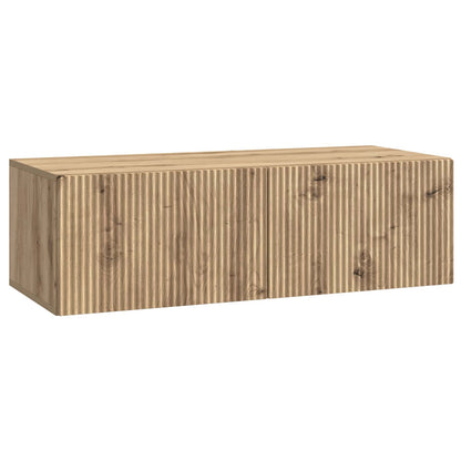 Mobile Porta TV da Muro Rovere Artigianale 98 x 41 x 30 cm | homemem39