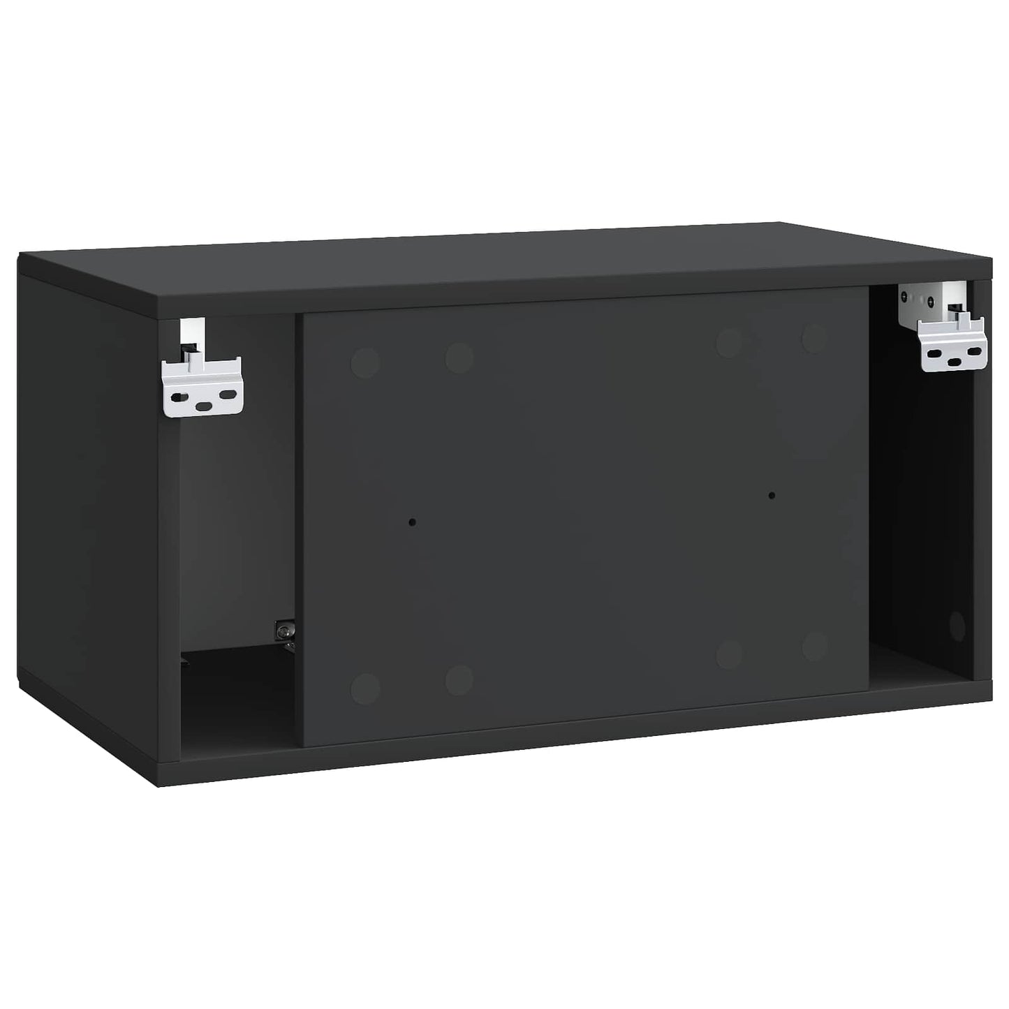 Mobile Porta TV da Muro Nero 59,5 x 31 x 30 cm | homemem39