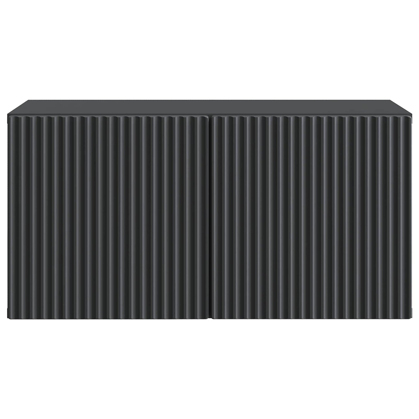 Mobile Porta TV da Muro Nero 59,5 x 31 x 30 cm | homemem39