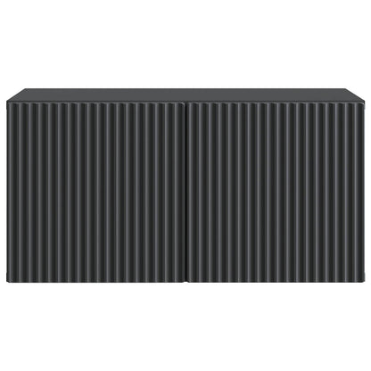 Mobile Porta TV da Muro Nero 59,5 x 31 x 30 cm | homemem39