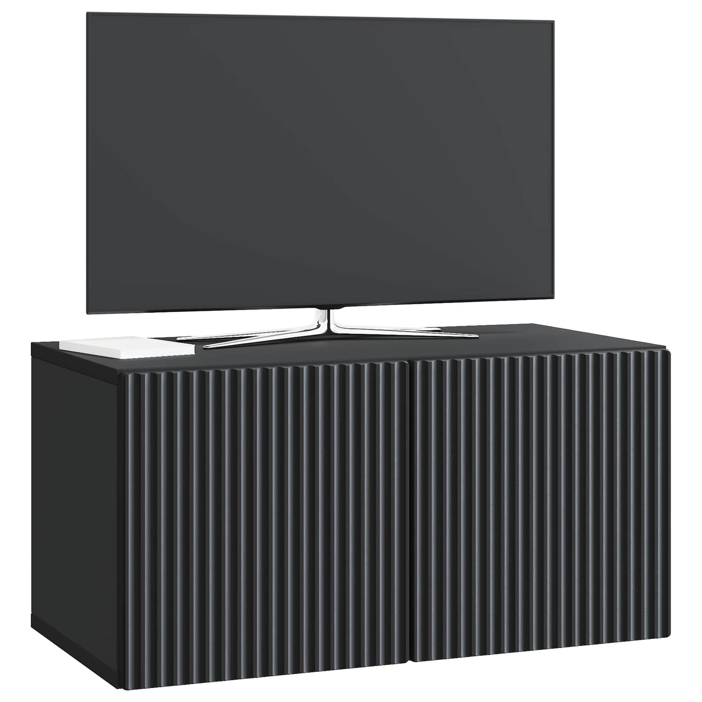 Mobile Porta TV da Muro Nero 59,5 x 31 x 30 cm