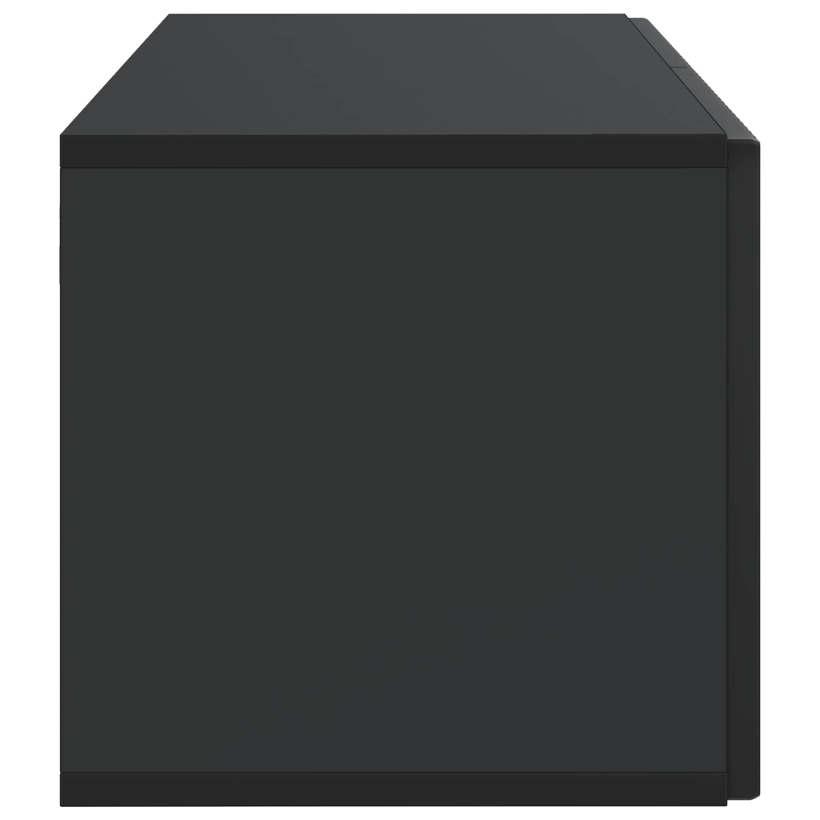 Mobile Porta TV da Muro Nero 59,5 x 31 x 30 cm | homemem39
