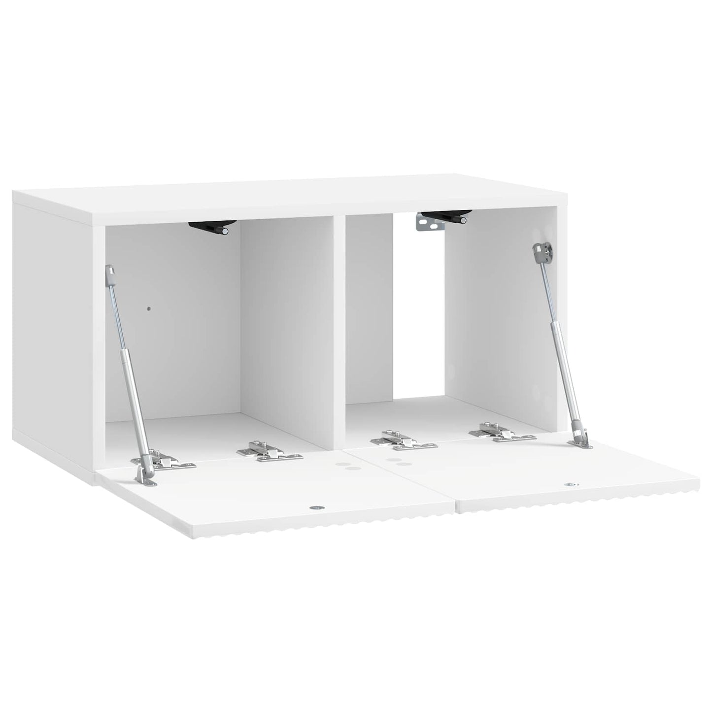 Mobile Porta TV da Muro Bianco Lucido 59,5 x 31 x 30 cm | homemem39