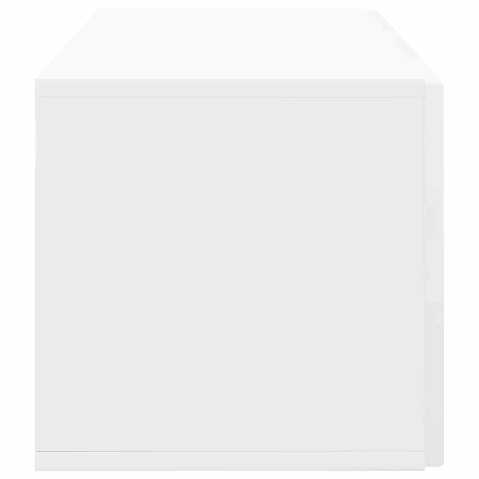 Mobile Porta TV da Muro Bianco Lucido 59,5 x 31 x 30 cm | homemem39