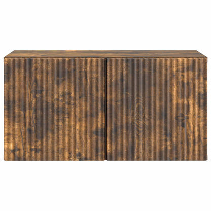 Mobile Porta TV da Muro Rovere Fumo 59,5 x 31 x 30 cm